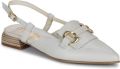 Mjus Portofino leren slingback loafers ecru - Beige