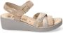 Mephisto Pietra Beige Sandaal Uitneembaar Voetbed - Thumbnail 2