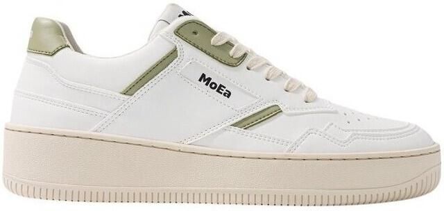MoEa Lage Sneakers Dames -basgn1 Maat: 37 Materiaal: Vegan Kleur: Wit - Foto 2