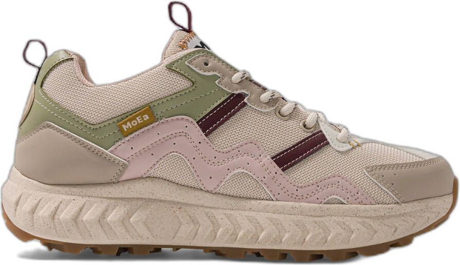 MoEa Vegan Crossover Sneakers Roze Aloe Multicolor