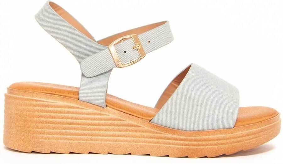 Montevita Sandalen met sleehak 104958