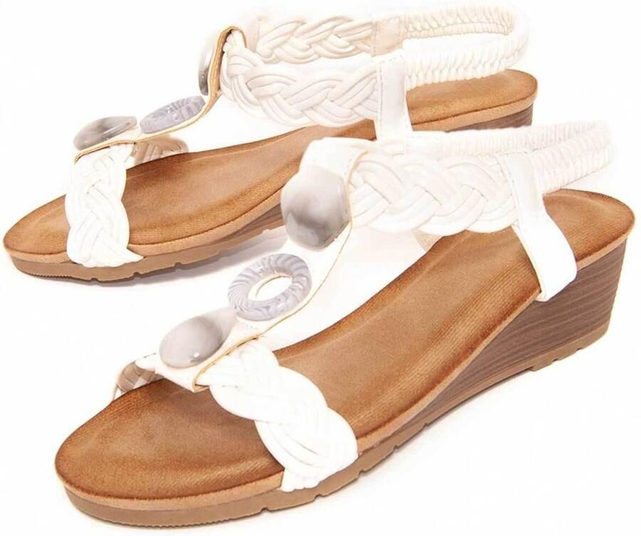 Montevita Sandalen met sleehak 104962