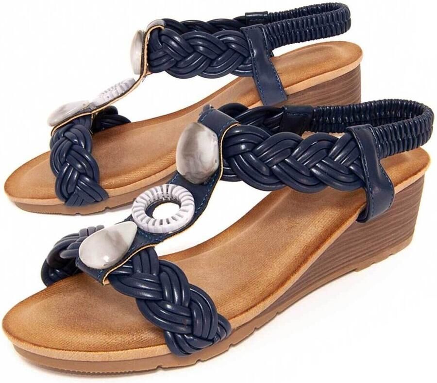 Montevita Sandalen met sleehak 104965