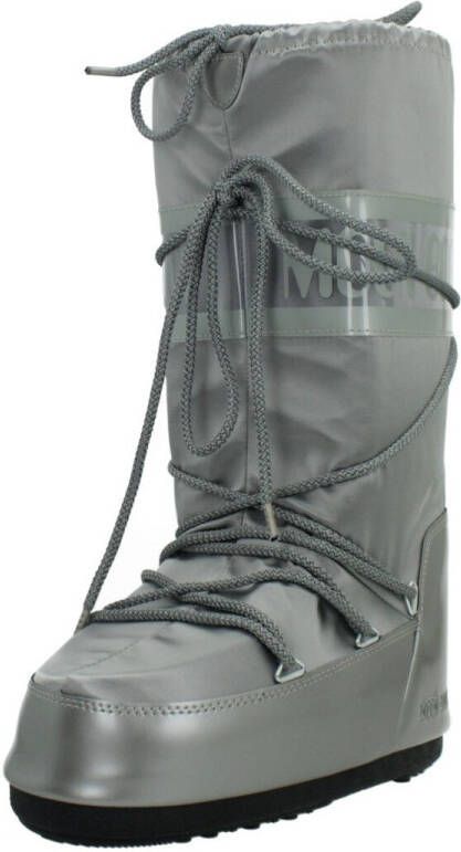 Moon boot Zilveren Winterlaarzen Stijlvol Nylon Gray Dames - Foto 3