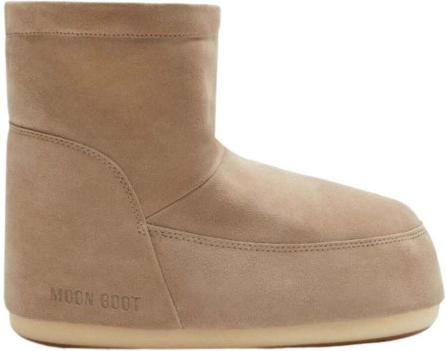 MOON BOOT Snowboots Dames Mb Icon Low Nolace Maat: 39 41 Materiaal: Suède Kleur: Beige - Foto 2