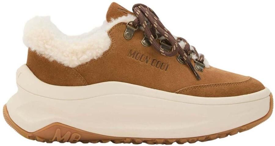 Moon Boot Schoenen Cognac Mb Moon247 City Shearling Sneakers Cogna d2490040 - Foto 2