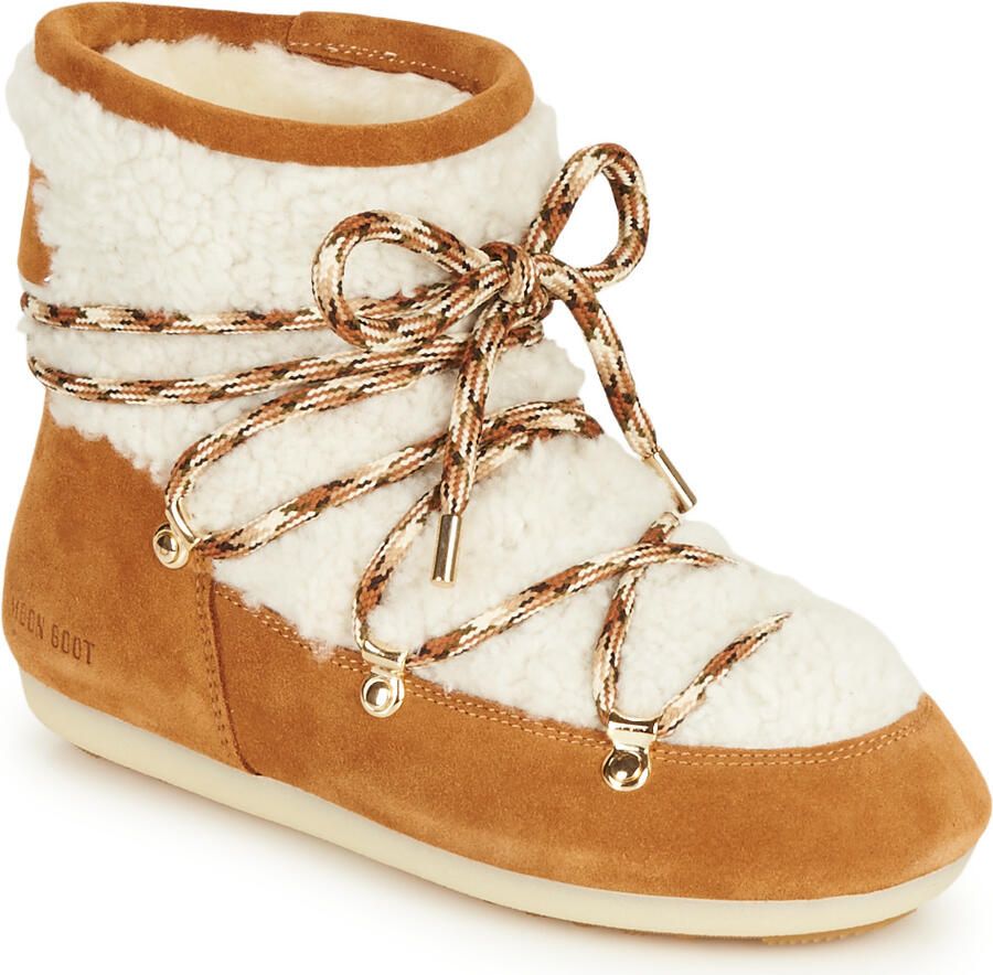 Moon boot Dark Side Low Shearling Boots Bruin Dames - Foto 2