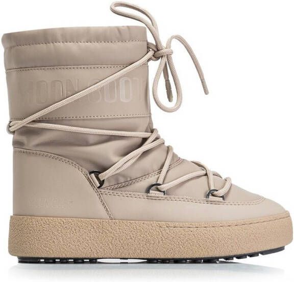Moon Boot Snowboot Women Ltrack Tube Rubber Beige - Foto 2