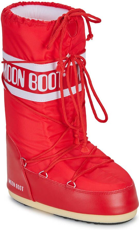 Moon boot Snowboots met ronde neus en aantrekkoord Red - Foto 6