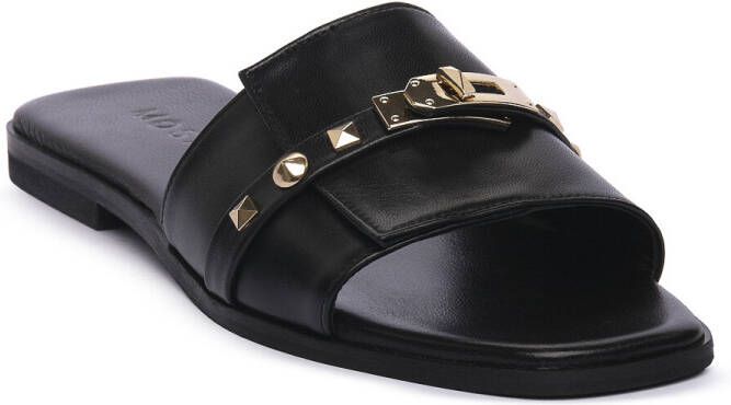 Mosaic Slippers NERO PADLOCK