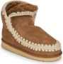 MOU Vachtlaarzen Dames Eskimo 18 Glitter Logo Maat: 37 Materiaal: Suède Kleur: Cognac - Thumbnail 4