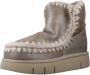 MOU Vachtlaarzen Dames Eskimo 18 Bounce Maat: 39 Materiaal: Suède Kleur: Zilver - Thumbnail 4