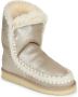 Mou Metallic grijze leren enkellaarzen Gray Dames - Thumbnail 2