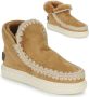 MOU Vachtlaarzen Dames Eskimo Sneaker Bold Glitter Logo Maat: 37 Materiaal: Suède Kleur: Cognac - Thumbnail 3