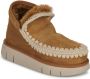 MOU Vachtlaarzen Dames Eskimo Bounce Sneaker Maat: 39 Materiaal: Suède Kleur: Cognac - Thumbnail 3