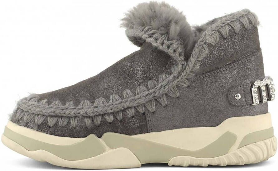 MOU Eskimo Trainerlaarzen Strass Logo Streetwear Vrouwen - Foto 3