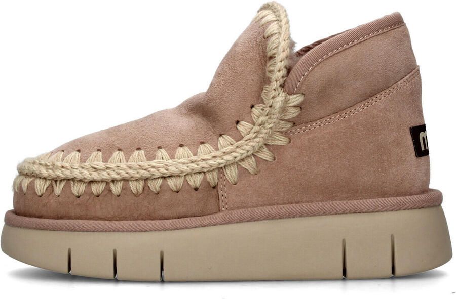 MOU Vachtlaarzen Dames Eskimo Bounce Sneaker Maat: 39 Materiaal: Suède Kleur: Beige - Foto 5