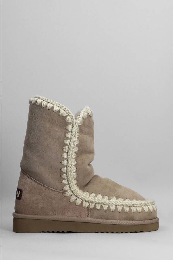 MOU Vachtlaarzen Dames Eskimo Boot Maat: 36 Materiaal: Suède Kleur: Bruin - Foto 7