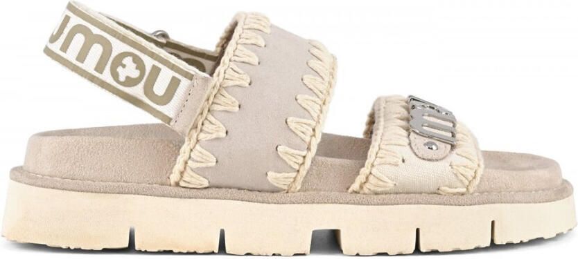 MOU Dames Bio Sandal Maat: 40 Materiaal: Suède Kleur: Grijs - Foto 5