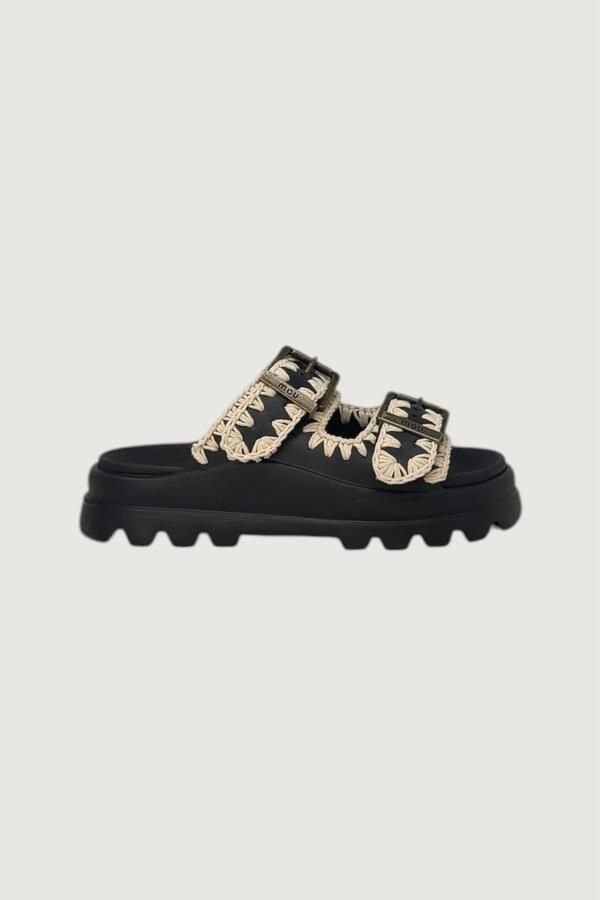 Mou Slippers MU.SW661001N BKW