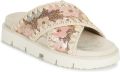 Mou Slippers SEQUINS CRISS-CROSS BIO SANDAL - Beige