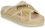 MOU Teenslippers Dames Criss-cross Maat: 38 Materiaal: Raffia Kleur: Beige - Thumbnail 3