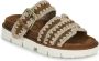 MOU Teenslippers Dames Bio Sandal Buckle Strap Maat: 39 Materiaal: Suède Kleur: Bruin - Thumbnail 2