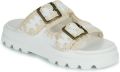 MOU Slippers Dames Eva One-piece Slide Two-buckles Rubber Wit - Wit