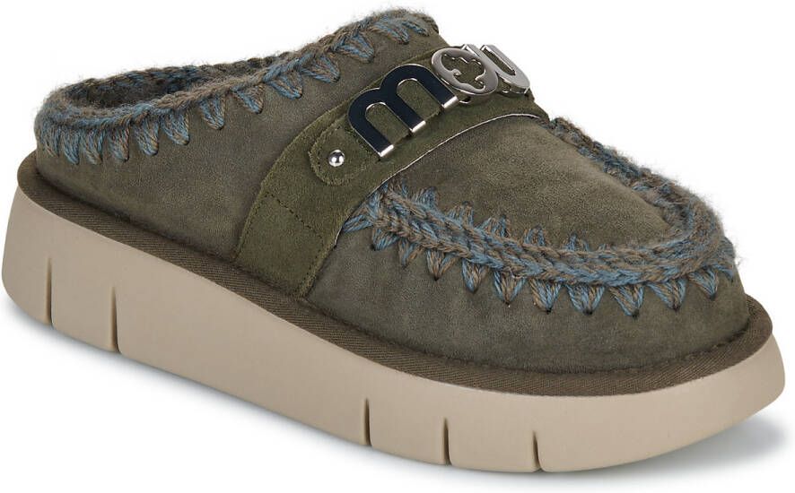 Mou Slippers BOUNCE CLOG METAL LOGO