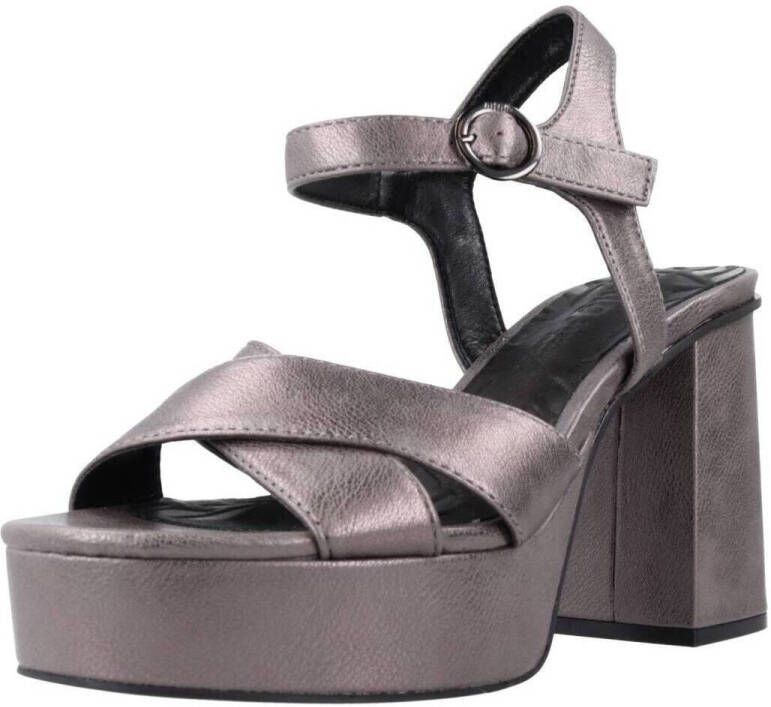 Mtng High Heel Sandals Gray Dames