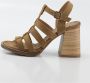 Mtng High Heel Sandals Brown Dames - Thumbnail 3