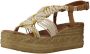 Mtng Elegante Gesp Sluiting Sleehak Sandalen Beige Dames - Thumbnail 3