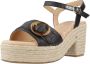Mtng Elegant High Heel Sandals Black Dames - Thumbnail 3