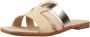 Mtng Stijlvolle Sandaal Sliders Brown Dames - Thumbnail 3