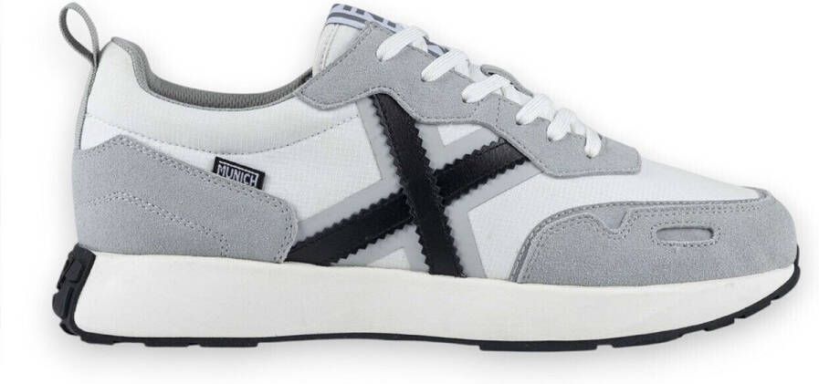 Munich Witte sportieve textielen sneakers met rubberen zool - Foto 5