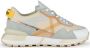 Munich Oranje Casual Textiel Sneakers oor Dames Multicolor Dames - Thumbnail 2