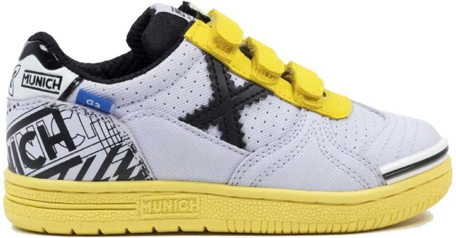 Munich G-3 Velcro 448 Zaalschoenen Grijs