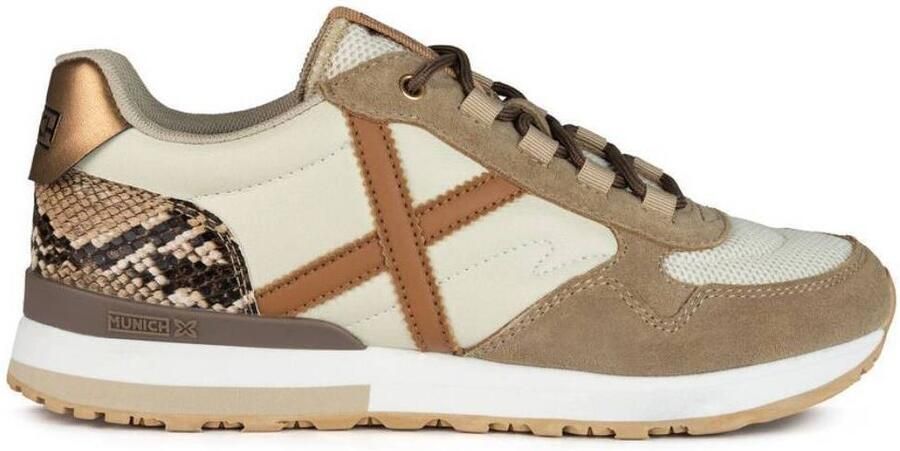 Munich Beige Casual Textiel Sneakers Beige Dames - Foto 3
