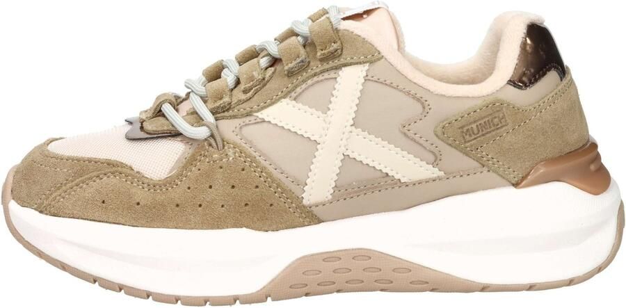 MUNICH Sneakers laag 'NEXA' bruin gemengde kleuren