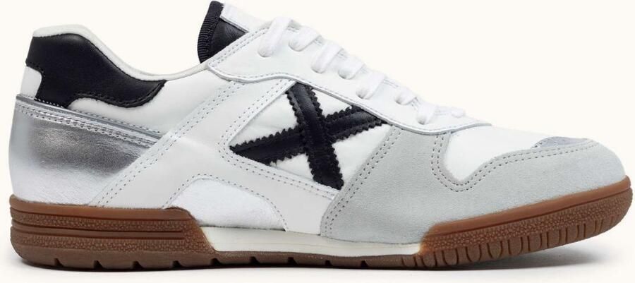 MUNICH Sneakers laag 'Continental Premium' grijs zwart zilver wit