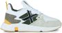 Munich Witte Sneakers met Groene en Oranje Details Multicolor Heren - Thumbnail 12