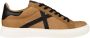 Munich Bruine Sportieve Leren Sneakers Brown Heren - Thumbnail 6