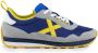 Munich Retro Stijl Sneaker Blauw Suède Multicolor Heren - Thumbnail 6