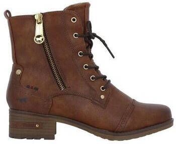 Mustang Veterschoenen Hoog Veterschoenen Hoog cognac - Foto 13