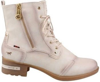 Mustang Beige Veterschoenen voor Dames Beige Dames - Foto 5