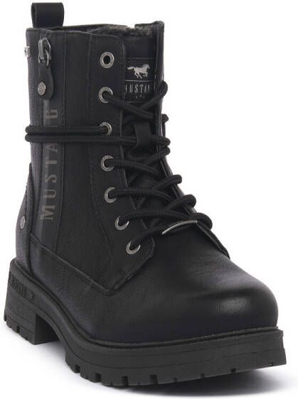 Mustang Enkellaarzen BLACK