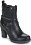 Mustang Enkellaarsjes Dames Zwart - Thumbnail 2