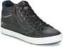 Mustang Shoes Sneakers high top sneaker freizeitschoen veterschoenen in breedte g (=breed) - Thumbnail 1
