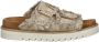Mustang Slippers Dames Beige - Thumbnail 3