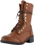 Mustang Veterschoenen Hoog Veterschoenen Hoog cognac - Thumbnail 3